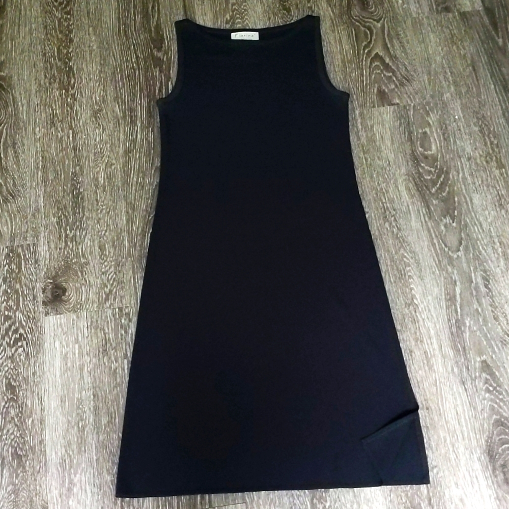 Fiorina, xs (relaxed fit), black sleeveless dress